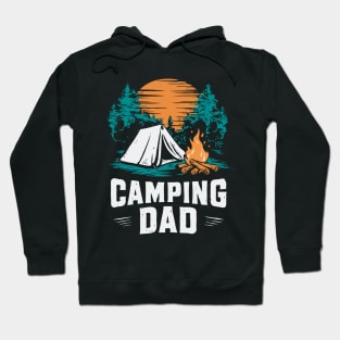 Camping Dad. Funny Camping Hoodie